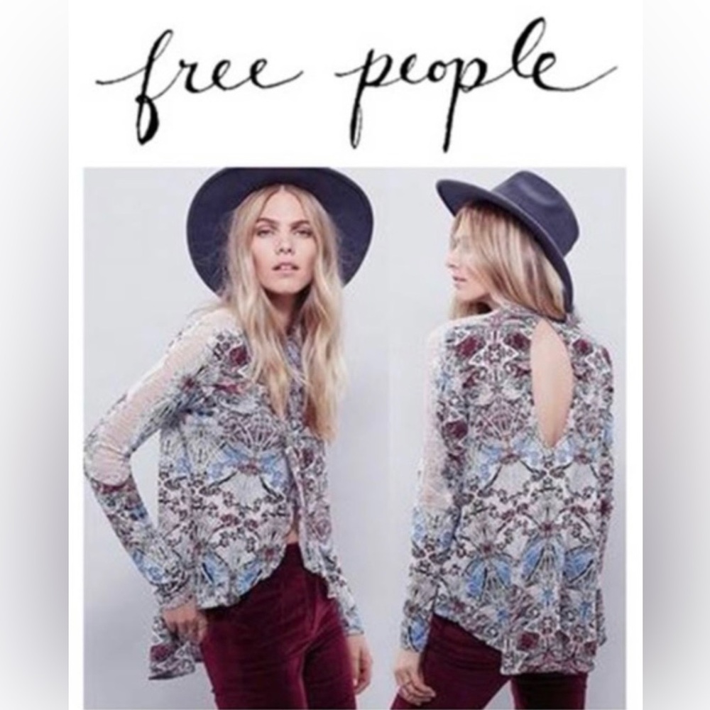 Free People New World Jersey Nouveau Top